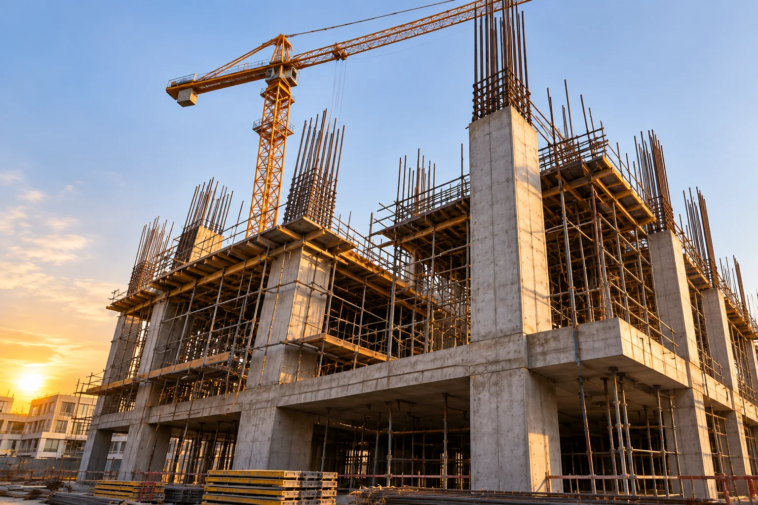 Structural construction site